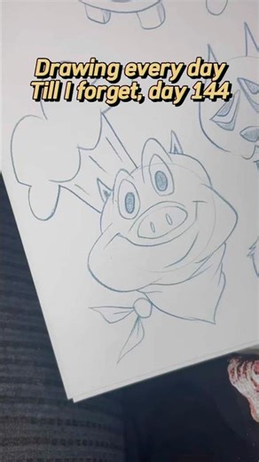 🔥Old School Cartoon Inking 🔥 #ink #art #drawing