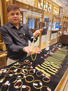 1.1M views · 8.7K reactions | বউবাজারে ২ গ্রামে ছেলেদের কালেকশনের সম্ভার | ২০০ গ্রামের কালেকশন ৫০ গ্রামে | Mens 22KT Hallmark Gold Collection | Digital Tutorial | Facebook