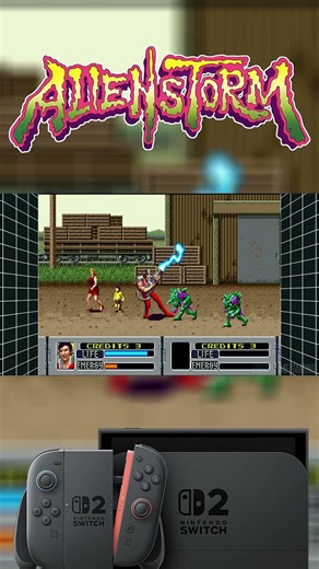 Alien Storm Sega Genesis Classics Nintendo Switch 2 Gameplay