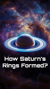How Saturn's ring formed ! #saturn #space