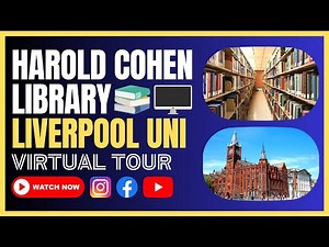 Explore the Harold Cohen Library: A Virtual Tour | University of Liverpool | Oldest Library 1938 😳