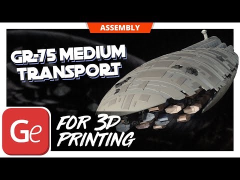 GR-75 Medium Transport 3D Printer Files | Assembly by Gambody