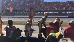 5.7K views · 92 reactions | Talledega Days!! Taylor and Holman are behind the scenes at the #18 M&M tent along pit road! They have an incredible view as Kyle Busch comes in for his first pit of the day! WOW, they are FAST! | Elizabeth White | Facebook