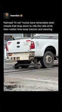 This Truck Turns Into a Train in Seconds 😳🚂 #shorts
