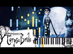 [PIANO TUTORIAL] "The Piano Duet" - Tim Burton's Corpse Bride (Synthesia, Extended Version)