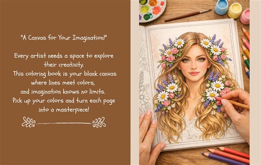 Floral Fairies Coloring Book: 100 Magical Garden Illustrations - Etsy