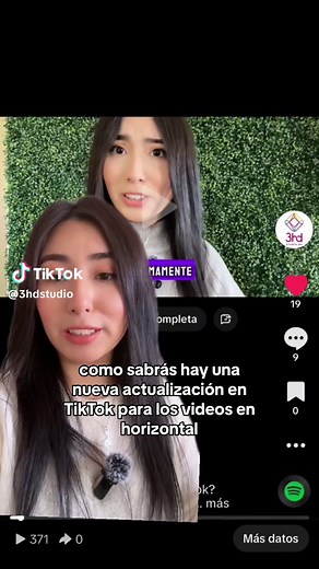 Asi es como se sube un video en horizontal en tik tok #tiktok #actualizaciontiktok #videohorizontal #tiktoktip #creadordecontenido #marketing #3hdstudio