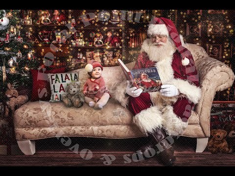 Santa Digital Backdrop Composite Tutorial for Focal Point Digital Backdrops