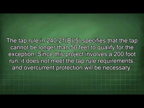 Underground Feeder Tap Rule Explained Length Restriction