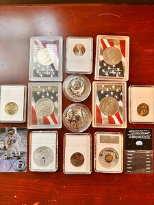 7 Gold & Platinum Set NASA Apollo and USSR Space Program US Eagle Moon Dollar Coin - Etsy UK
