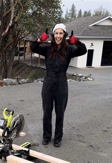 Not only did she build it, she also made this video acting like me… I think she nailed it, but what do you think? #DIY #workbench