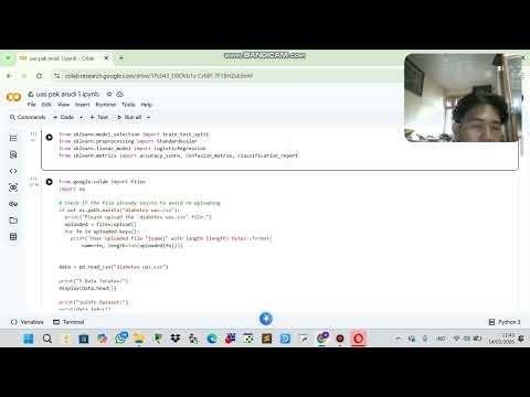 Algoritma Logistic RegressionTeknik:Statistical Classification (Linear Model)