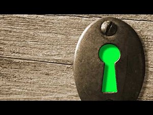 Keyhole Green Screen Effect Chroma Key Background