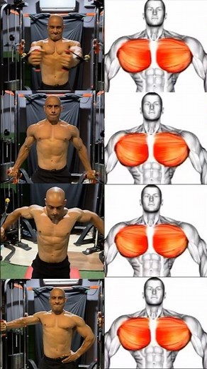 🔥 “Best Cable Chest Exercises for Massive Upper Pecs!”#shorts #fitness #gym