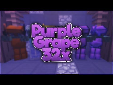 Purple Grape 32x - Minecraft PVP Texture Pack (1.7.10/1.8.9/1.14/1.15/1.16.5/1.17) [FPS BOOST]