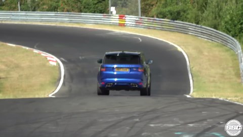 Watch aggressive drivers and dangerous fails on the legendary Nurburgring race track