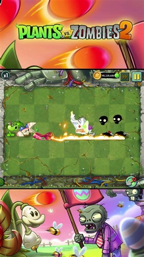 Random 3 Plants Vs Random 3 Vase Zombies Level 3 Part 13 #shorts