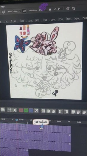 just some behind the scenes of my new ANIMATION study 🎨✨ #art #animation #drawing #digitalart #oc