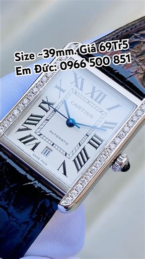Thiết Kế Huyền Thoại Cartier Tank Solo W5200027 #dongho #cartier