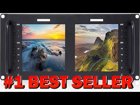 FEELWORLD D71 Plus H Dual 7" 3RU IPS 1920x1200 Broadcast LCD Rack - B09TNG5QSZ