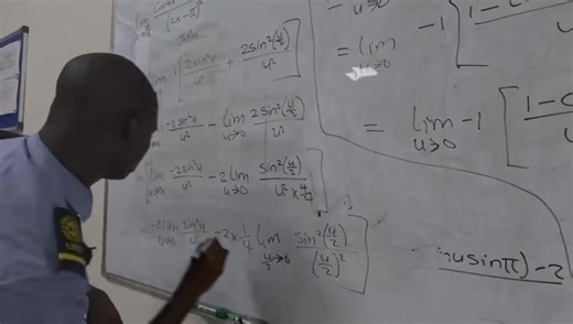 3.2K views · 134 reactions | Engineering Mathematics – Calculus: Limits of Trigonometric Functions, with our cadet. #cadet_4 #Congratulations #Liberia #MilestoneCelebration #mathematics #marines #calculus #guru | Liberia Maritime Training Institute | Facebook