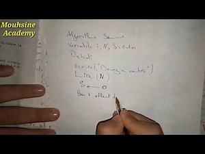 17-Algorithme Darija ( Exercice 2 Serie 2 Les Boucles )