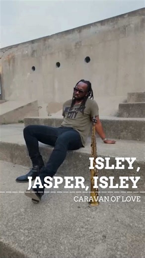 Isley, Jasper, Isley ‘Caravan Of Love’ was begging for sax #isleyjasperisley #caravanoflove #sax