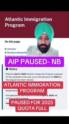 Atlantic Immigration Program Paused for 2025