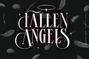 Fallen Angels Serif Font, a Serif Font by Sam Parrett