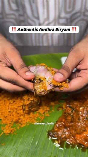 Abhay Sharma / Explorer/ traveler ✈️ on Instagram: "Comment ‘Biryani’ For Location 📍 #biryani #Andhra #bestfood #muttonbiriyani"