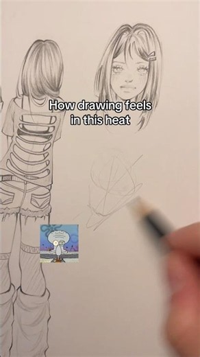 I’m melting onto the paper #sketchbook #artist #art #drawing #relatablevideos #sketch