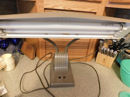 26-547 Vintage Dazor 1000 Industrial Metal Lamp Goose Bent Neck Bright Work MCM - Etsy