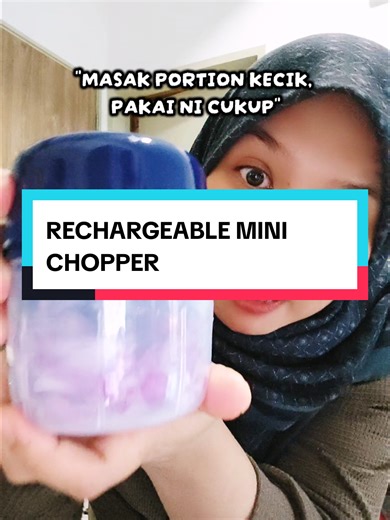 Rechargeable Mini Chopper for Small Cooking Portions