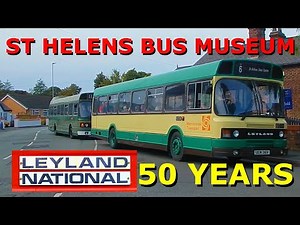 Leyland National 50 Years. At St Helens bus museum