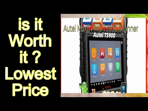 Autel MaxiTPMS TS900 Scanner Features - Important Information