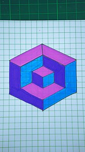 How to Draw - Easy 3D Trick Art & Illusion! 🤩 Learn simple techniques to create amazing optical illusions. ✍️🎨 #Art #Drawing #Illusion #Tutorial #3D | Creative Art & Craft Ideas