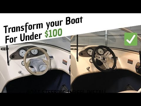 How to Install a Boat Steering Wheel