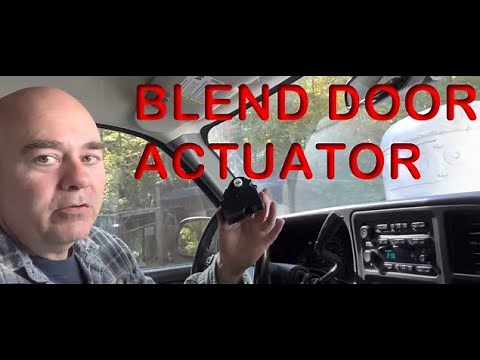 Blend Door Actuator Replacement Chevy Silverado and GMC Sierra ((FIXED)) #chevysilverado