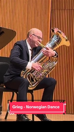Hello TikTok! This is my first post: Grieg - Norwegian Dance on tuba and piano. Enjoy!