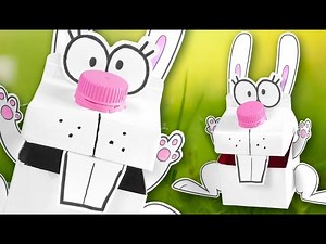 How to Make a Cute Bunny Box Desk Organiser | DIY Craft Ideas for Kids on Box Yourself