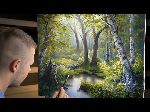 Hidden Forest Oil Painting