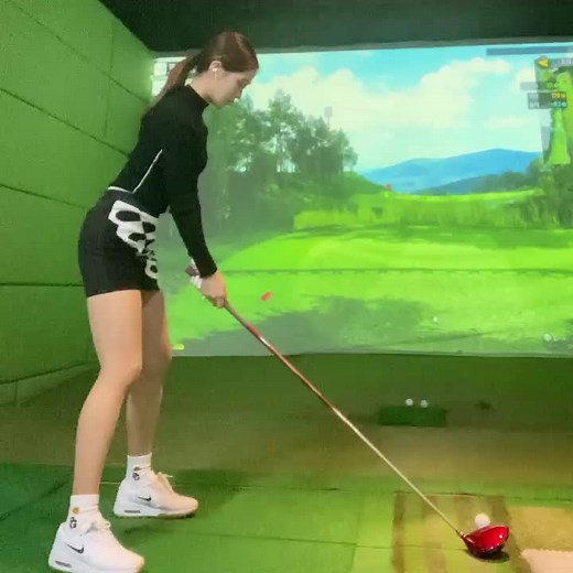 I haven't played indoor golf for a long time.