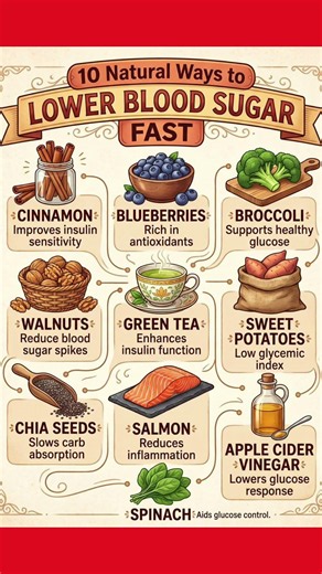 10 Natural Foods That Lower Blood Sugar FAST! 🩸 Doctor-Backed Tips for Better Health
