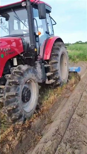 Ridging process of farmland for planting crops