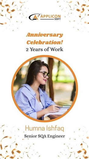Happy 2nd Work Anniversary, Humna Ishfaq!
