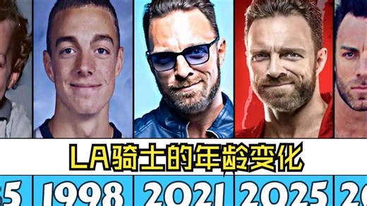 LA骑士的年龄变化