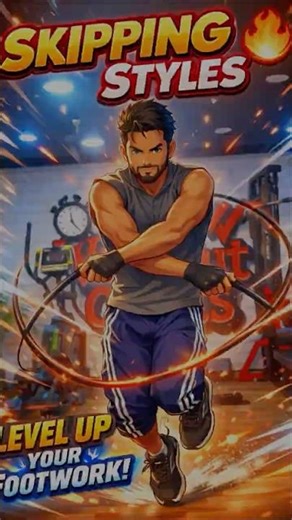 “This is how boxers skip 🥊💯”“Skipping like a boxer 🔥”