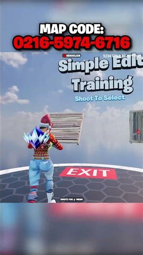 BEST Edit Practice Map.. ✅👀 #shorts #fortnite