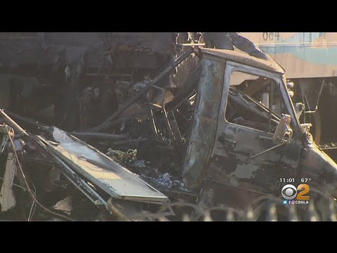 No Injuries After Metrolink Train Collides With RV In Santa Fe Springs, Sparks Fire