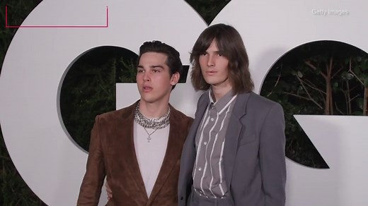 Dylan and Paris Brosnan arrive at the GQ Men Of The Year Party